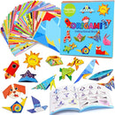 Origami Kit for Kids Ages 5-8 8-12, with Guiding Book, 98 Sheets Paper with 47 Patterns, DIY Art and Craft Projects, Beginners Children's Day Gift Boy Girl by TinyTreasures Baby Boutique