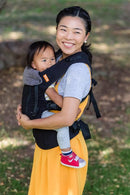 Beco Baby Carrier 8 Hybrid Newborn to Toddler Carrier (7-45lbs) - All in 1 Mesh Toddler Carrier - Baby Carrier Backpack, Front and Hip Carrier with Adjustable Seat - Cooling Ergonomic Carrier (Black) by TinyTreasures Baby Boutique