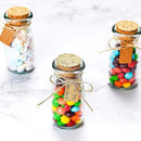 Otis Classic Small Glass Jars with Lids – Set of 12 Mini Glass Bottles with Corks for Halloween Decorations Fall Décor Wedding & Party Favors, Halloween DIY Crafts, Potions, Spices & Candy, 3.4 oz by CozyNest Decor