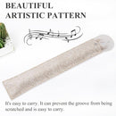 Recorder Instrument for Beginner Adults,8-Hole Soprano Descant Recorder Music Flute with with Cleaning Rod & Leather Case For Home Entertainment(3-Carved White) by TinyTreasures Baby Boutique
