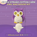 MOREJMTT Crochet Kit for Beginners Animal,Crochet Animal Kits,Crocheting Kit for Starters,Learn to Crochet with Step-by-Step Video Tutorials,Beginner Crochet Kits for Adults(owl) by TinyTreasures Baby Boutique