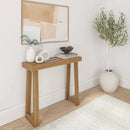 Plank+Beam Solid Wood Console Table, 36 Inch, Sofa Table, Narrow Entryway Table for Hallway, Behind The Couch, Living Room, Foyer, Easy Assembly, Pecan by CozyNest Decor