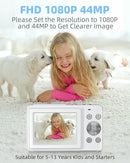 Digital Camera for Kids and Starters, FHD 1080P Point and Shoot Camera with 32GB Card 16X Zoom Anti Shake, Gift for Boys Girls Kids, White by TinyTreasures Baby Boutique