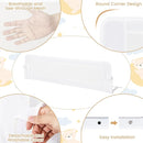 HONEY JOY 2 Pack Bed Rails for Toddlers, 60-Inch Extra Long, Foldable Portable Swing Down Safety Bed Guard Rail, Toddler Bed Rails for Crib, King Queen Full Twin Size Bed Mattress (White) by TinyTreasures Baby Boutique