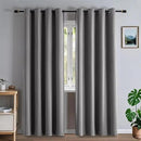Blackout Curtains 72 Inch Length for Bedroom, Thermal Insulated Blackout Curtains 2 Panels Set, Solid Grommet Privacy Room Darkening Drapes for Living Room Windows(W52 x L72, Light Grey) by CozyNest Decor