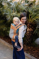 Beco Toddler Carrier - Breathable 3D Mesh Front-Carry & Backpack Style Carrier with Tall Supportive Back and Ergonomic Extra-Wide Seat for Children from 18months (20-60 lbs) - Cool Brick Heart by TinyTreasures Baby Boutique