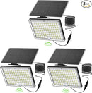Outdoor Solar Lights,113 Powerful LED Lenses with 9000k Cool White Light, Solar Security Lights Indoor 5 Meters Long Wire, Works Upto 24 HR on Mode 3, Comes with 2 Year Warranty. by GreenHaven Gardens