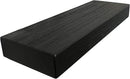 joelsantiques - 18 Inch Wooden Floating Shelves for Wall - 18x6x2 in - Made of Natural Wood - Short Heavy Duty Rustic Wall Shelves for Bedroom - Perfect for Bathroom, Kitchen - Black by CozyNest Decor