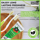 MOUTHWATCHERS Whitening Fluoride Free Naturally Sourced Toothpaste, 4 Tubes, 3 oz Each, for Sensitive Teeth and Gums, Fresh Organic Mint and Propolis, by Dr. Plotka's by CozyNest Decor