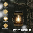 Solar Outdoor Lanterns,Hanging Solar Lights Outdoor Waterproof Metal Solar Table Lights Solar Powered Lanterns Decorative Tree Lanterns Outdoor Lamp for Patio Garden Yard Pathway, 2 Pack by GreenHaven Gardens