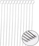 12 inch Barbecue Skewers Metal BBQ Sticks,12Pack Stainless Steel Square Skewer,Kebob,kabob Sets for Grill Outings Cooking (BBQ Skewers Square 12inch-12p) by GreenHaven Gardens