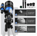 ESAKO Telescope for Kids & Beginners, 70mm Aperture Portable Telescopes with 3 Eyepieces, Height Adjustable Tripod & Phone Adapter & Remote Control by TinyTreasures Baby Boutique