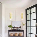 6 Layer Gold Crystal Wall Sconce, Modern Wall Lamp Light Fixture for Bathroom Vanity, Stairway, Kitchen, Living Room, Bedroom, Hallway by CozyNest Decor