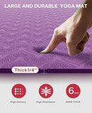 HAPBEAR Extra Large Yoga Mat - 72"x48"/78"x54", 1/4" & 1/3" Thick, Non-Slip, Durable, Eco-Friendly, Wide Exercise Mat for Home Workouts, Yoga, Pilates, Stretching, Meditation (Barefoot Exercise) by TinyTreasures Baby Boutique