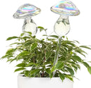 Kingbuy Plant Watering Globes Iridescent Mushroom Self Watering Planter Automatic Irrigation Device for Plant Indoor Outdoor, 2 Pack by GreenHaven Gardens