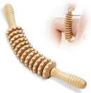 Wood Massage Roller Wood Therapy Massage Tools Body Roller Cellulite Roller Fascia Blaster Wooden Massager for Lymphatic Drainage, Maderoterapia, Pain Relief(Curved) by CozyNest Decor