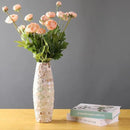 Artificial Silk Flowers Ranunculus Fake Flower 5 Pcs,Suitable for Core Decorations,Weddings,Homes,Artistic Decorations and Props (Cream Yellow) by CozyNest Decor