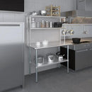 AmGood Double OverShelf Stainless Steel NSF - Many (48" Long x 12" Deep) by CozyNest Decor