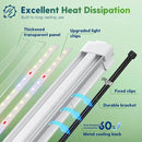 FREELICHT Grow Lights for Indoor Plants with Stand, 40W Full Spectrum, 3 Installation Methods, 4FT LED Plant Grow Light with 53'' Height Adjustable Stand for Hydroponic Seeding Indoor Tall Plants by GreenHaven Gardens