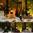 Cat Solar Garden Decor Outdoor Statues, Cat Figurine Decoration with Solar Lights Lantern, Garden Outdooe Cat Statue Decor Art for Patio, Lawn, Yard, Unique Housewarming Gift for Cat Lover and Mom by GreenHaven Gardens