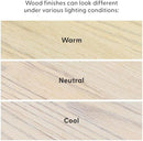 Plank+Beam Solid Wood Console Table, 46.25 Inch, Sofa Table, Narrow Entryway Table for Hallway, Behind The Couch, Living Room, Foyer, Easy Assembly, Coastal White by CozyNest Decor