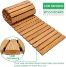 RELIANCER 8' Wooden Garden Pathway,Outdoor Roll Out Cedar Straight Walkway,Patio Path Decorative Garden Boardwalk Walkways,Weather-Resistant Roll Up Beach Wood Road Floor,Wedding Party Pathways by GreenHaven Gardens