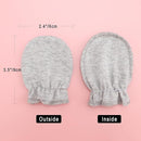 Newborn Baby Mittens No Scratch Cotton Elastic Wrist Gloves Infant Toddler Mittens for Baby Boy Girl 0-6 Months by TinyTreasures Baby Boutique