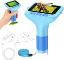 Digital Handheld Microscope for Kids: 3.0" Large HD Screen 1000X Portable Mini Microscopes with Camera Video Recording Slides Kit Science Educational Boys Girls Toy Gifts by TinyTreasures Baby Boutique