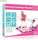 SUNLIN Dance Mixer Rhythm Step Play Mat - Dance Game Toy Pad with LED Lights, Gift for Kids Girls Boys, Adjustable Volume, Built-in Music, 3 Challenge Levels (3-12 Years Old), Pink by TinyTreasures Baby Boutique