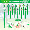 LiYiQ 72 Pcs Soccer Party Favors Soccer Team Gifts Soccer Goodie Bags Stuffers Soccer Ballpoint Pens Bookmark Card and Silicone Bracelet by TinyTreasures Baby Boutique