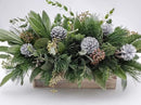 Wooden Planter Box, Whitewash with Plastic Liner l Garden Decor l Restaurant and Wedding Decorations l Wedding Bouquets, Table Centerpiece (12x4 Set of 4, Whitewash) by GreenHaven Gardens