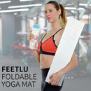 Foldable Yoga Exercise Mat – Lightweight, Anti-Slip, and Easy to Store for Yoga, Pilates, Home Workouts, and Floor Exercises by TinyTreasures Baby Boutique