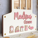 Personalized My First Year Photo Frame | 12 Months Picture Frame For Baby First Year | Displays Thirteen 2x3 Pictures And Birth Stats, Location | Birthday Party Decor Newborn Memory Keepsake by TinyTreasures Baby Boutique