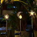 Tryme Solar Lights Outdoor Garden Decorations Sun Moon Star Stake Light Decorative Waterproof Warm White LED Yard Decor for Pathway Lawn Patio Courtyard Backyard by GreenHaven Gardens