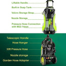 Electric Pressure Washer 5000PSI 4.0GPM Power Washers with M22-14mm Pressure Hose 33FT, Power Sprayers High Pressure with 1/4" QC Compatible Surface Cleaner for Home Cars Driveways, LGreen by GreenHaven Gardens