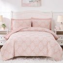 Full Size Comforter Sets with Sheets for Girls-7 Pieces Full Size Bedding Sets with Pink Comforter, Sheets, Pillowcases & Shams for Kids (Pink Diamond, 76" X 86") by TinyTreasures Baby Boutique