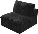 Ottoman, Modular Sectional Sofa,Cushion Covers Removable, Minimalist Couch for Modern Living Room Sofa Sets for Office House,Bedroom and Apartment,No Assembly Required,Black by CozyNest Decor