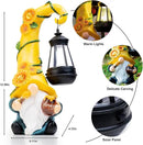 12" Solar Gnome Garden Statues Honey Bee jar Decor with LED Lantern Outdoor Spring Gnomes Decorations Patio Yard Balcony Art Gifts for Women Mom Grandma by GreenHaven Gardens