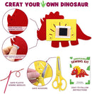 CiyvoLyeen Dinosaur Sewing Kit Dinosaur Felt Animal DIY Crafts for Girls and Boys Educational Sewing for Kids Art Craft Kits for Beginners by TinyTreasures Baby Boutique