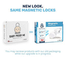Pack of 12 Magnetic Cabinet Locks for Child Safety with 3 Keys, 3M Adhesive Easy Installation, Baby Proofing Magnetic Locks for Cabinets and Drawers(12 Locks + 3 Keys) by TinyTreasures Baby Boutique
