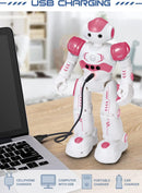 KingsDragon RC Robot Toys for Kids, Gesture & Sensing Remote Control Robot for Age 3 4 5 6 7 8 Year Old Boys Girls Birthday Present (Pink) by TinyTreasures Baby Boutique
