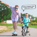BOSONER Kids/Youth Knee Pad Elbow Pads for Roller Skates Cycling BMX Bike Skateboard Inline Rollerblading, Skating Skatings Scooter Riding Sports by TinyTreasures Baby Boutique