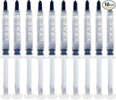 Bright White Smile 35% 10 Pack Teeth Whitening Gel Refills Bleaching Gel, No Sensitive Teeth Whitener, Great for Sensitive Tooth Whitening, Works with Teeth Whitening LED Light and Trays (10 X 3ML) by CozyNest Decor
