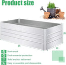 SnugNiture Galvanized Raised Garden Bed 6x3x2FT Outdoor Large Metal Planter Box Steel Kit for Planting Vegetables, Flowers by GreenHaven Gardens