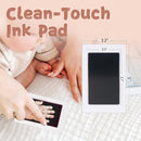 Inkless Baby Hand and Footprint Kit,Clean-Touch Ink Pad Kit,Safe No Mess Printing Infant Hand Foot Stamp,1 Pack Newborn Inkless Print Pads Best Keepsake or Gifts for Family by TinyTreasures Baby Boutique