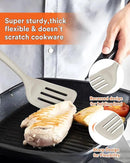 Kitchen Utensils Set, 13PCS Silicone Cooking Utensils, Heat Resistant Kitchen Utensil Spatula Set for Nonstick Cookware, Wooden Handles Kitchen Gadgets Tools Set by CozyNest Decor