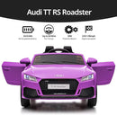 Electric Car for Kids, Licensed Audi 6V Kids Ride on Car Toy for Toddlers with Remote, Bluetooth - Purple by TinyTreasures Baby Boutique
