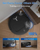 ECOVACS DEEBOT T50 Omni Robot Vacuum and Mop, 3.19” Ultra-Slim, 15,000Pa Suction, ZeroTangle 2.0, TruEdge Edge Cleaning, AIVI 3D Obstacle Avoidance, Auto Mop Wash & Dry, Self-Emptying by CozyNest Decor