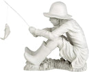 Design Toscano Gone Fishing Fisherman Boy Garden Statue, 17 Inch Tall, Cast Stone Resin, Two Tone Stone Finish by GreenHaven Gardens