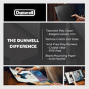 Dunwell Photo Album 8x10 (Black) with Mounting Paper, 8 x 10 Photo & Art Portfolio Presentation Binder, 24 Clear Sleeves Display 48 Pages, Professional Photography Book for Portraits, Artwork by TinyTreasures Baby Boutique